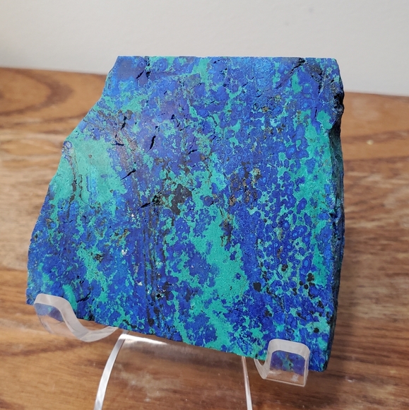 Azurite with Malachite Crystal Slab - Picture 5 of 11